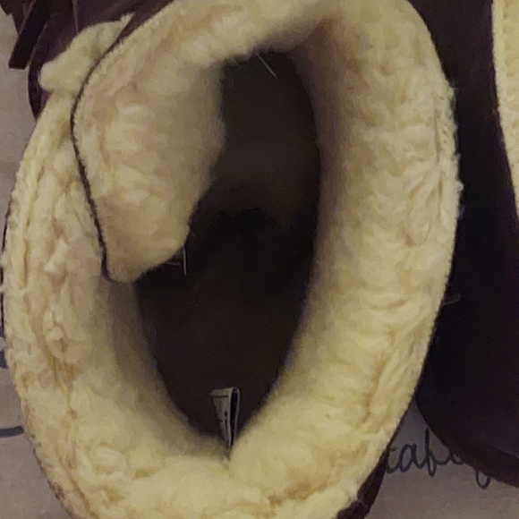 Bearpaw suede  boots with neverwet size 9w - Picture 4 of 5